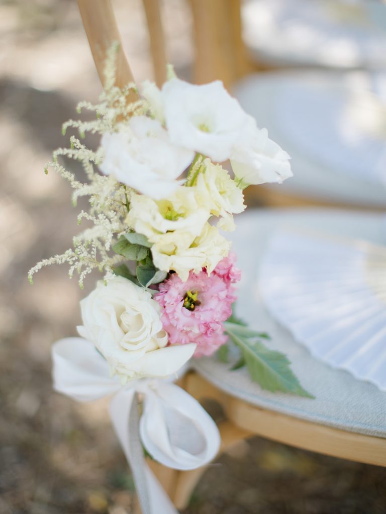 Bouquet de chaise cérémonie