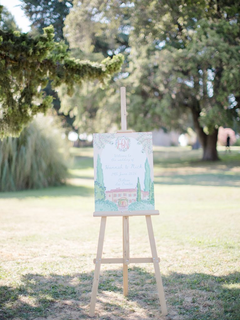 Panneau de Bienvenue mariage