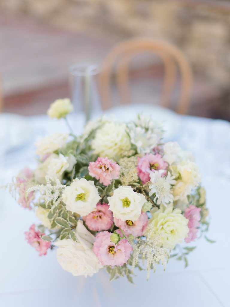 Centre de table mariage estival