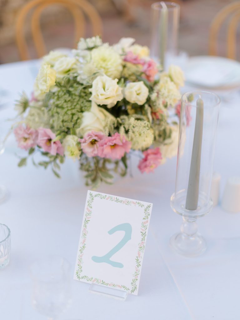 Decoration de table mariage estival