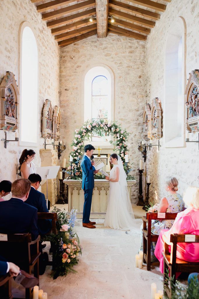 Echange de voeux cérémonie de mariage