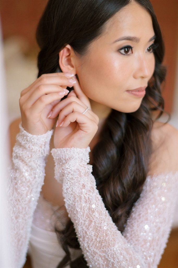Maquillage naturelle pour mariée