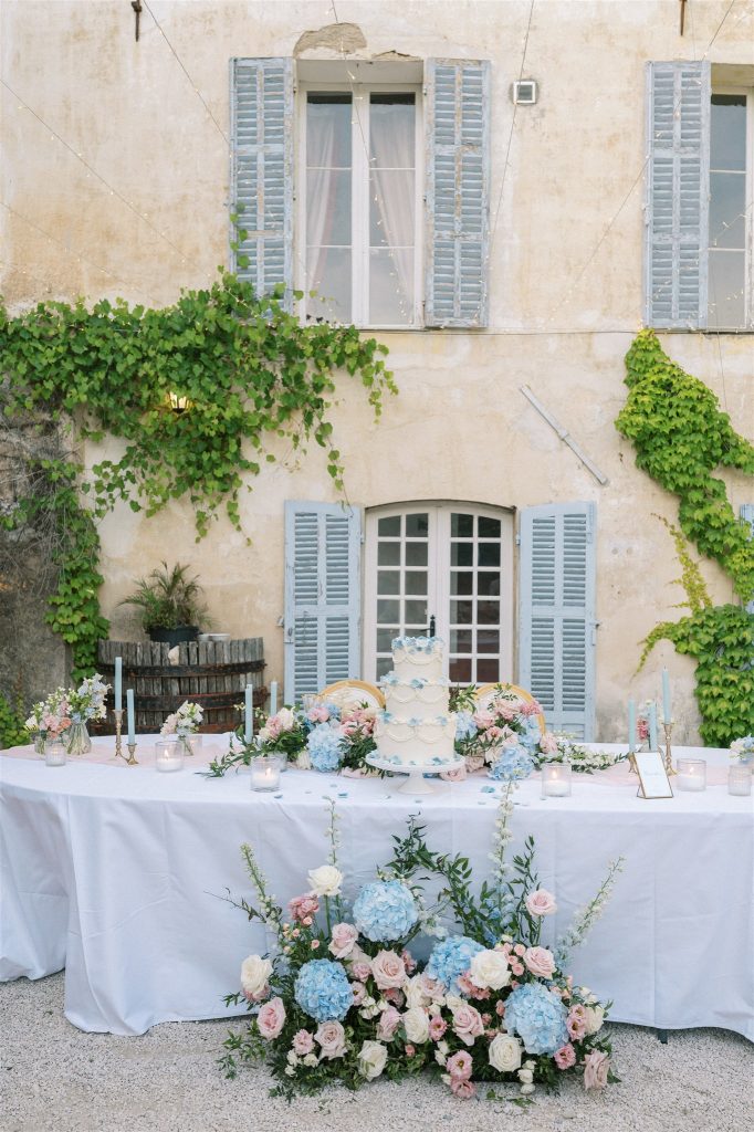 Table d'honneur mariage en Provence