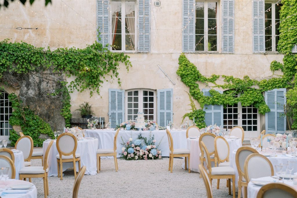 Diner de mariage au château de Robernier