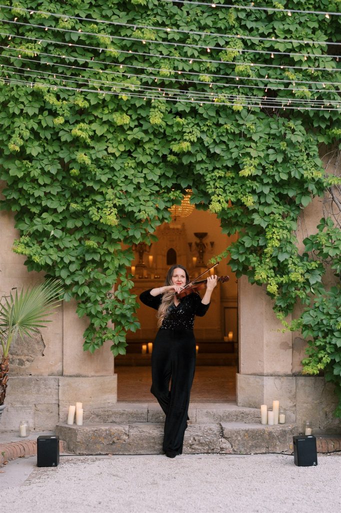 Violoniste diner de mariage